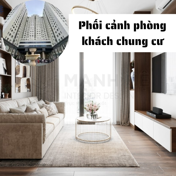 Phòng khách chung cư