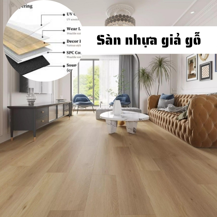 Mẫu sàn nhựa giả gỗ