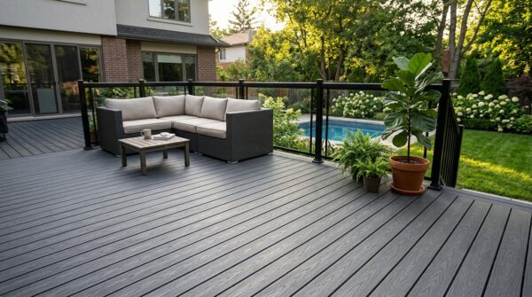 Mẫu sàn gỗ nhựa ngoài trời được thiết kế phù hợp